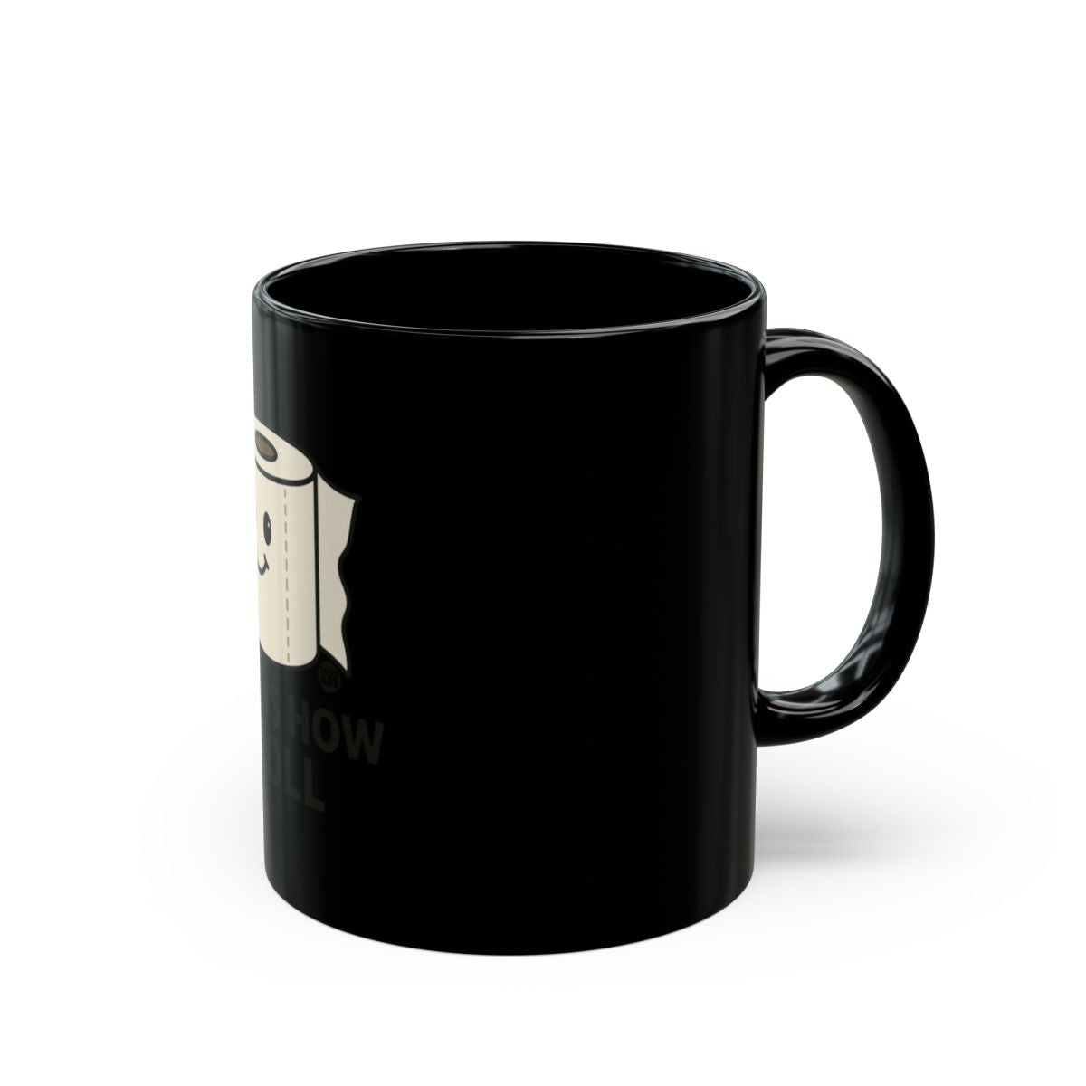 How I Roll Cute Toilet Paper Graphic Ceramic Mug