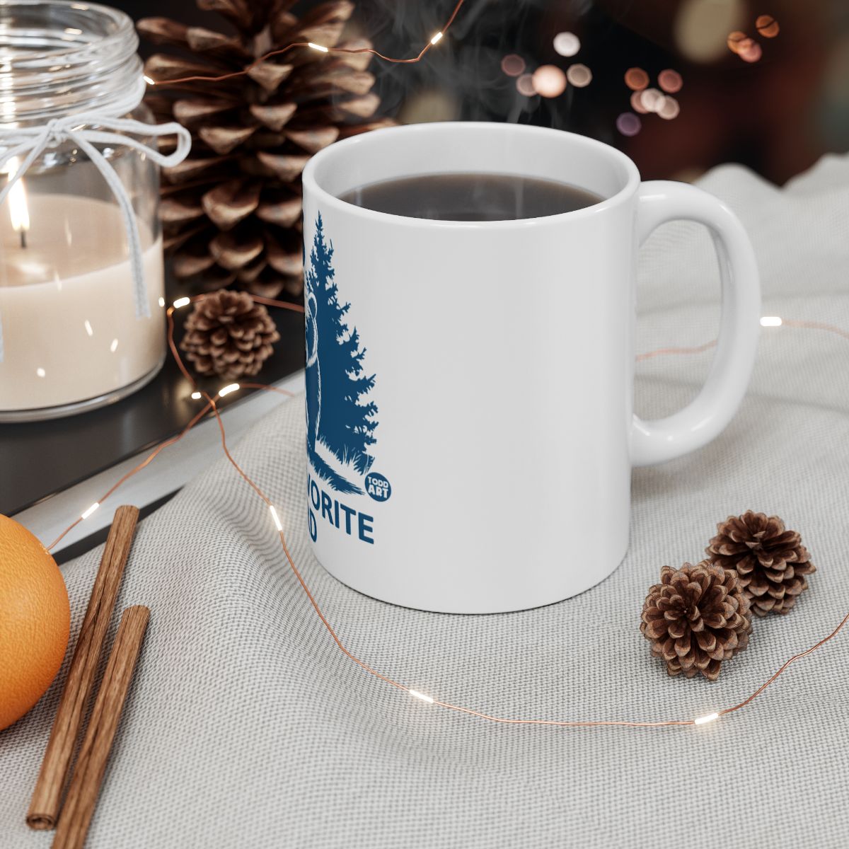 Enjoy a Warm Beverage with this Holiday Mug
