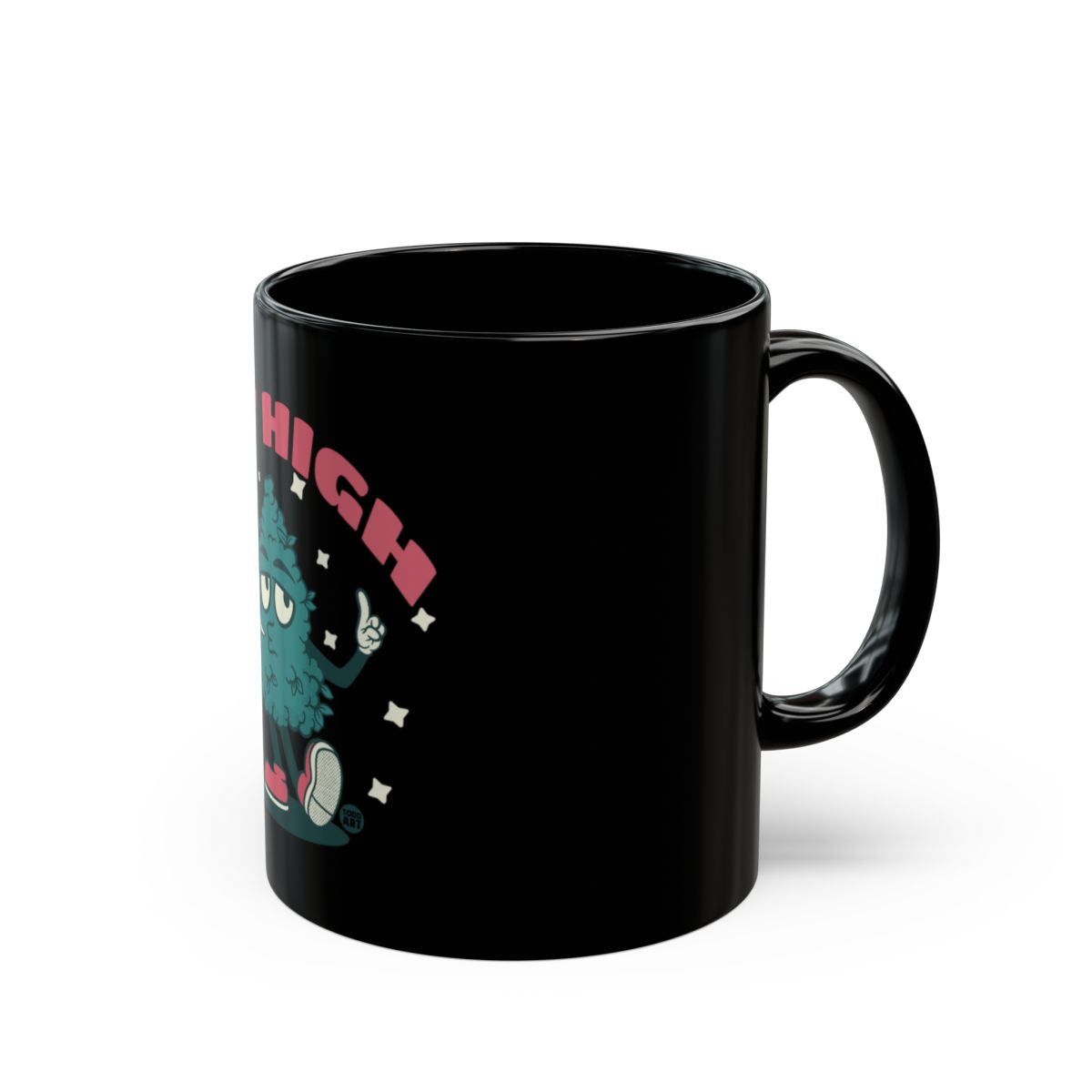 Stay High Cute Cartoon Smoky Character Mug