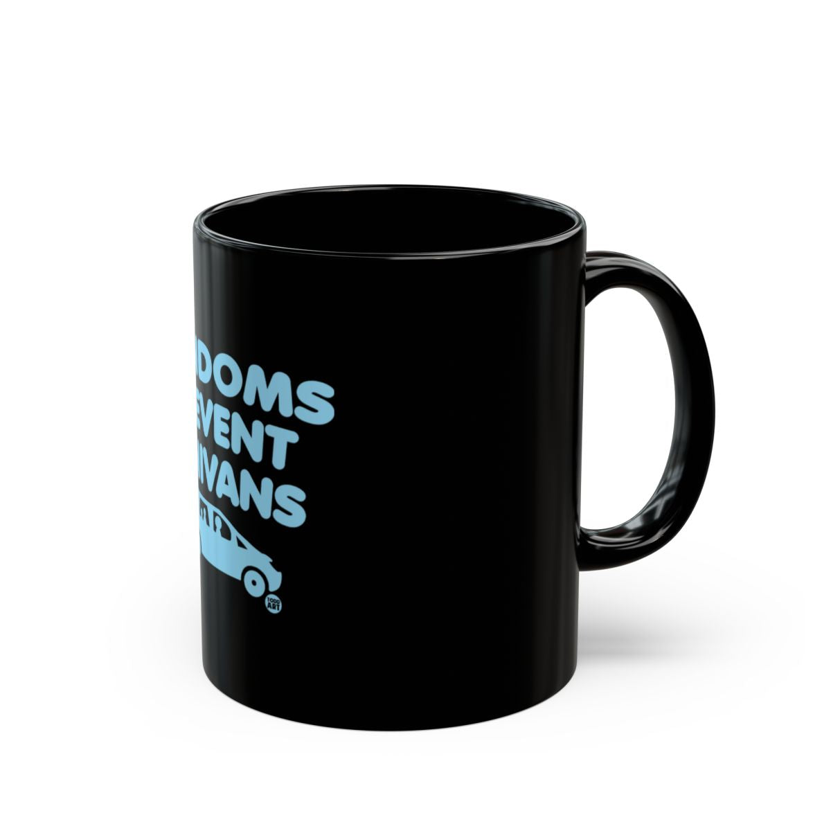 Iconic Fun Mug with Humorous Blue Text and Graphic