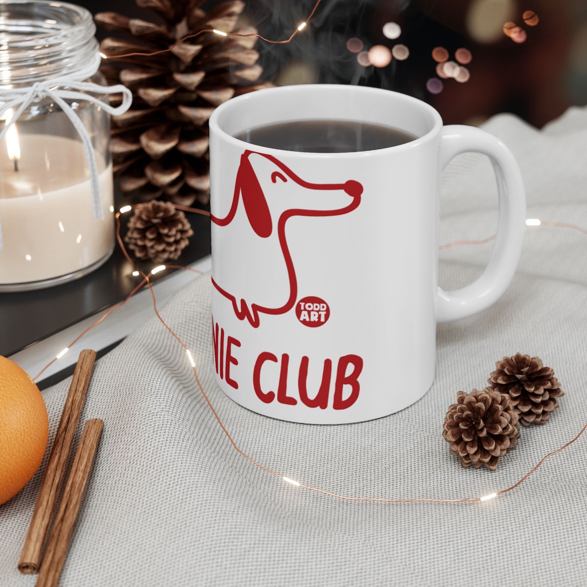 Adorable Dachshund Dog Design Coffee Mug product