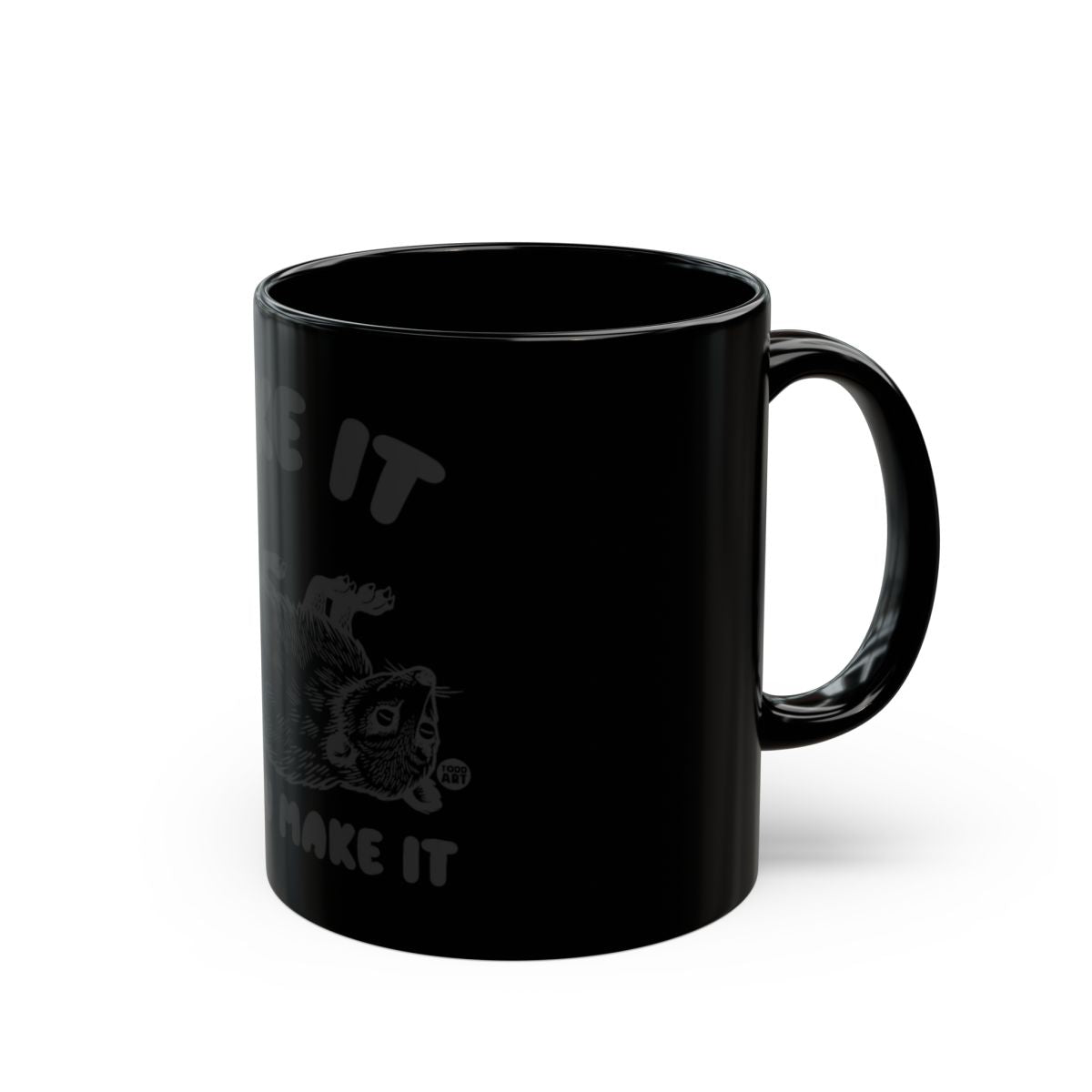 Make It Uniquely Yours With This Custom Black Mug