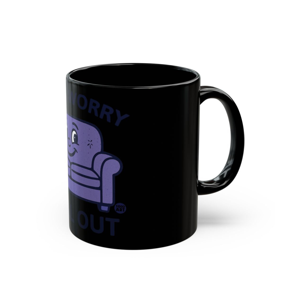 Don't Worry Chill Out Coffee Mug with Cute Design