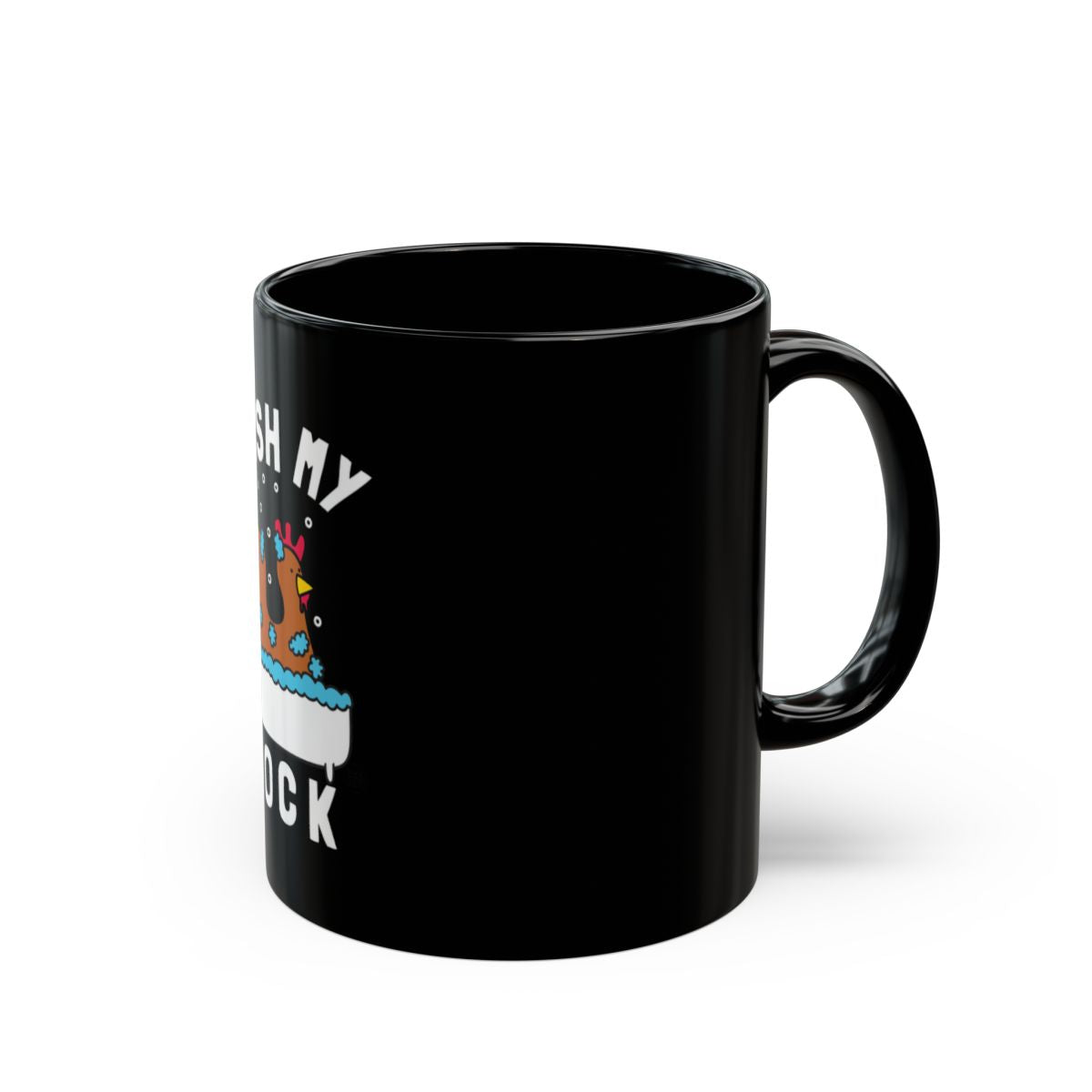 Wish My Sock Fun Novelty Black Mug Product