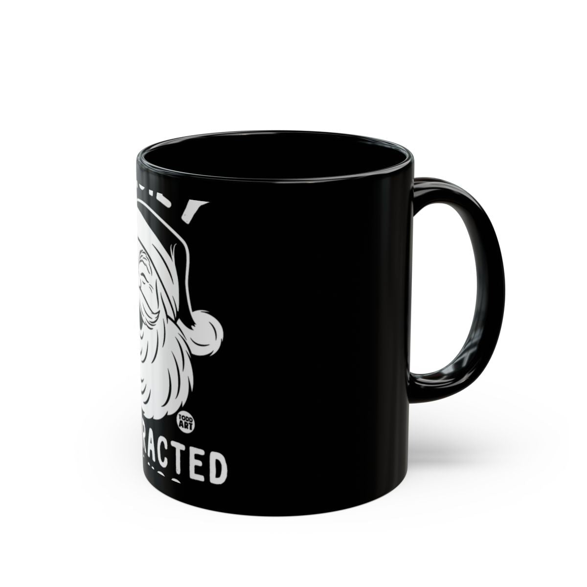 Funny Santa Design Redacted Holiday Mug