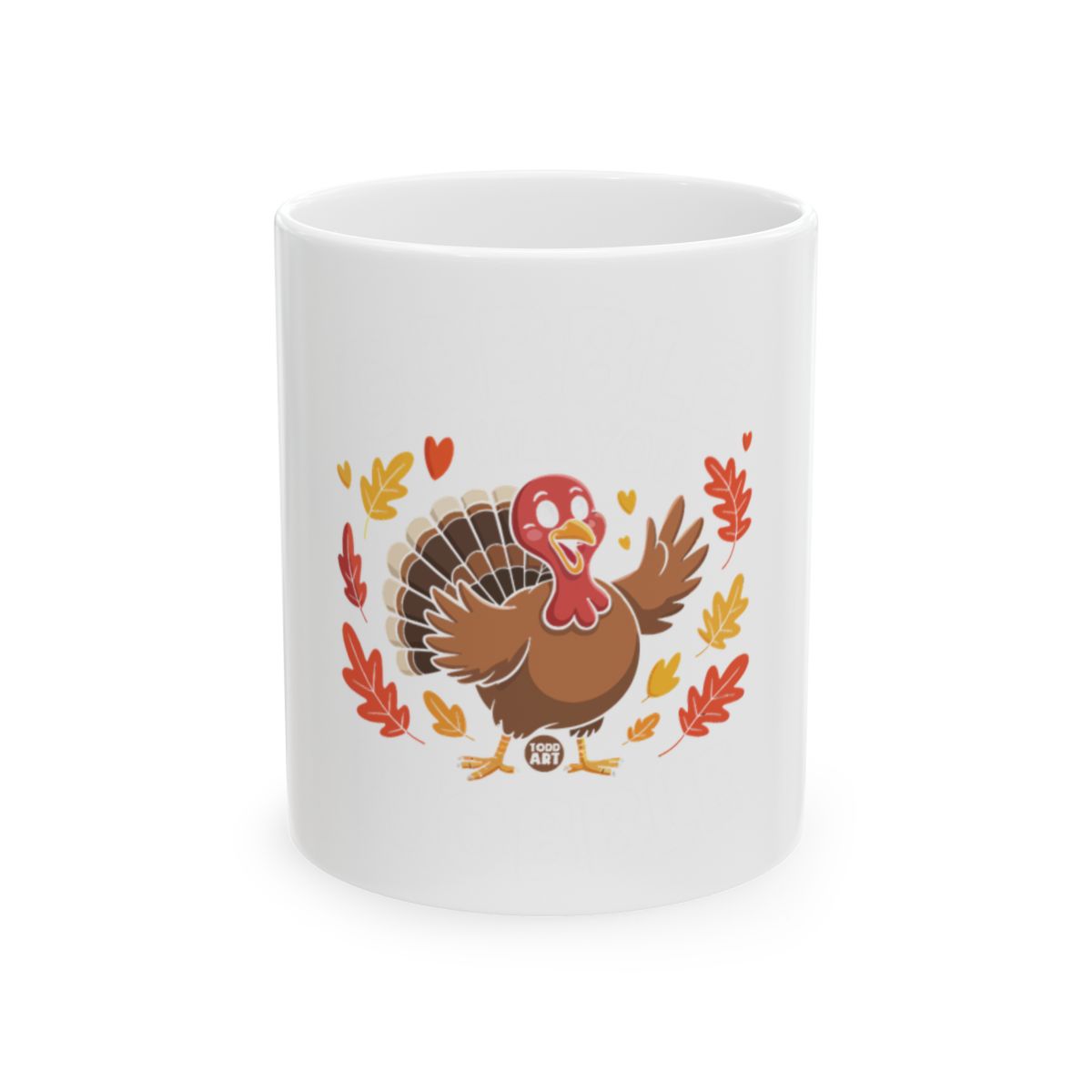 Playful Turkey Design Classic Coffee Mug