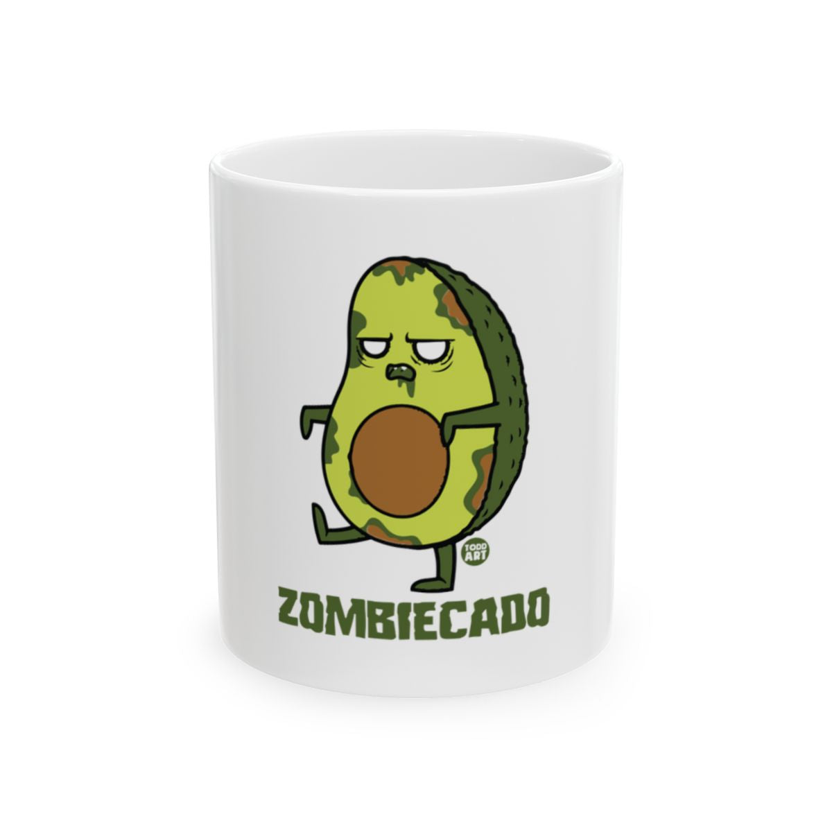 Zombiecado Humorous Avocado Design Mug