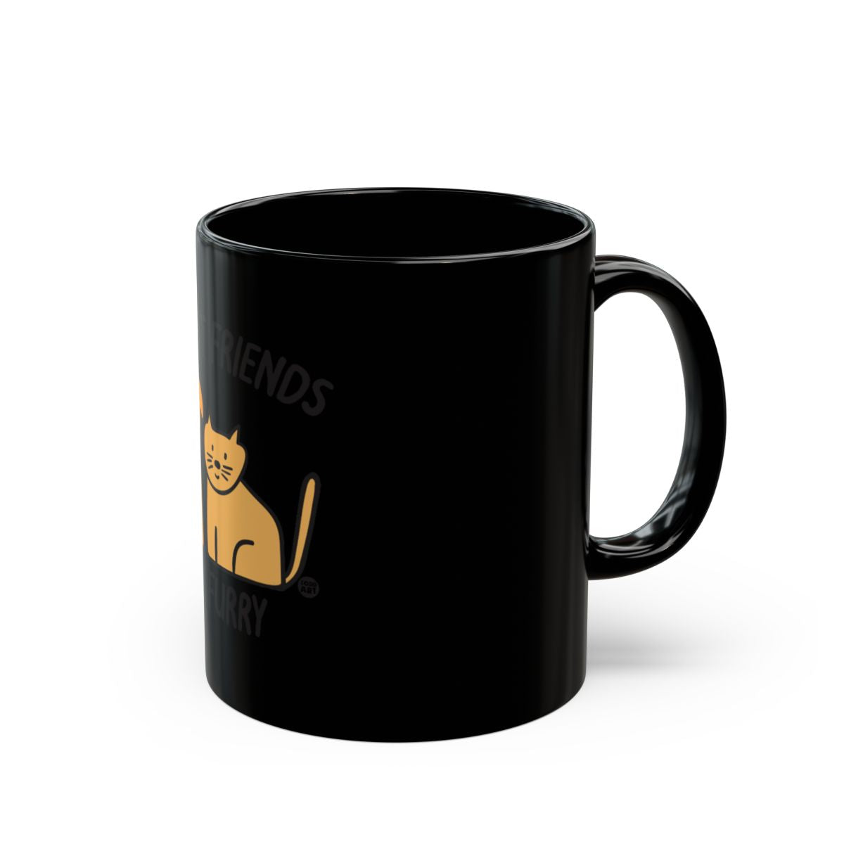 Cute Cat Illustration Friends Furry Mug for Coffee Lovers