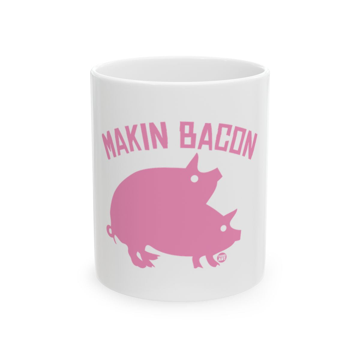 Makin Bacon Pink Pigs Graphic Design Mug