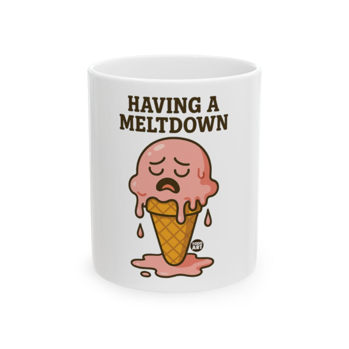 Having A Meltdown Ice Cream Themed Mug