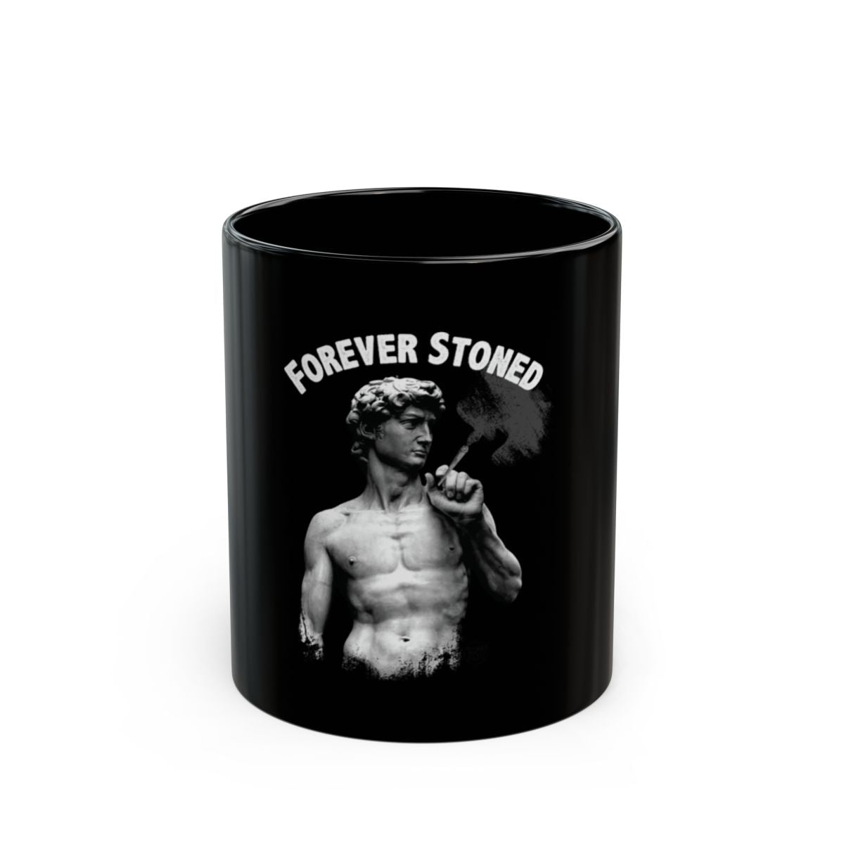 Forever Stoned Large Coffee Mug for Art Enthusiasts
