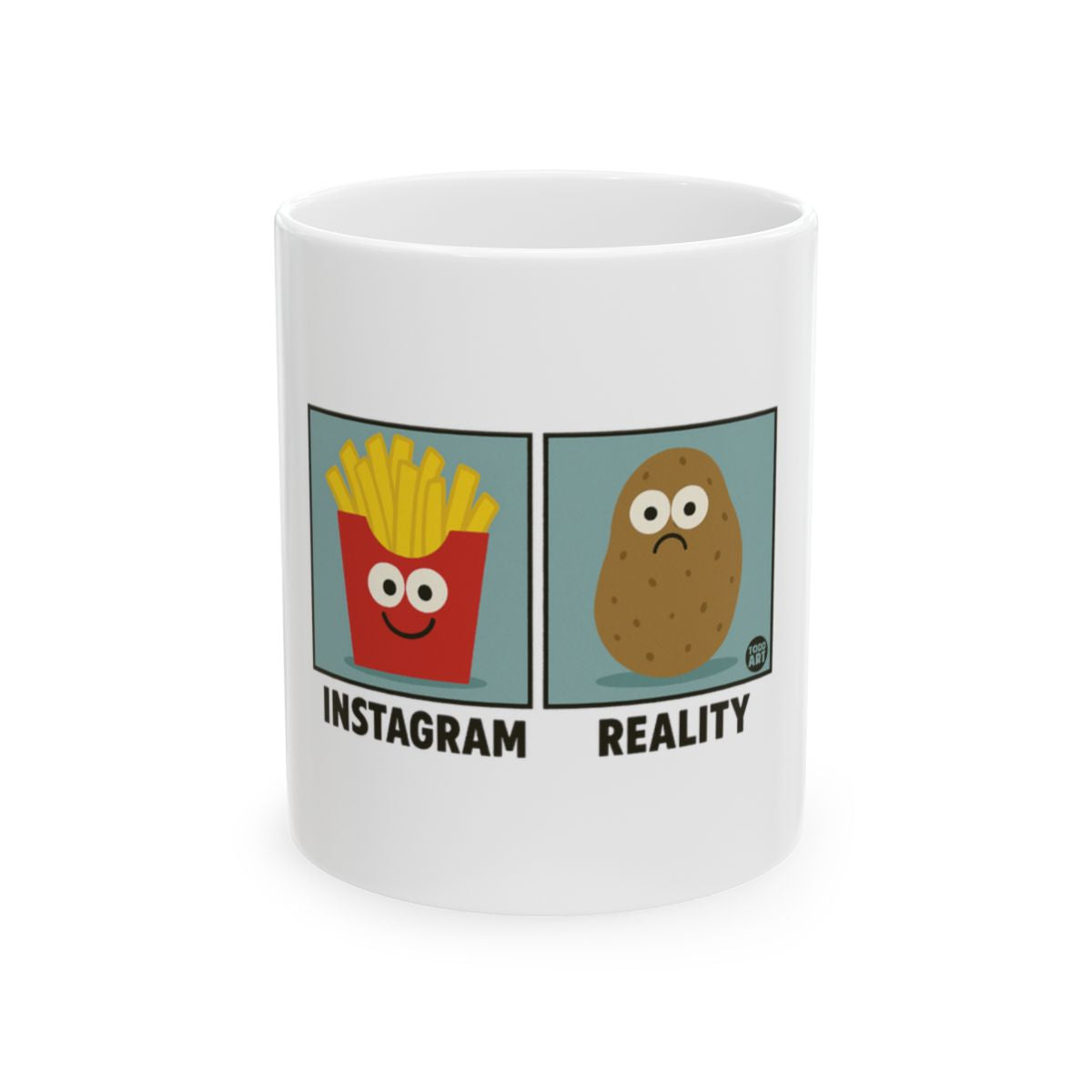 Funny Instagram vs Reality Coffee Mug