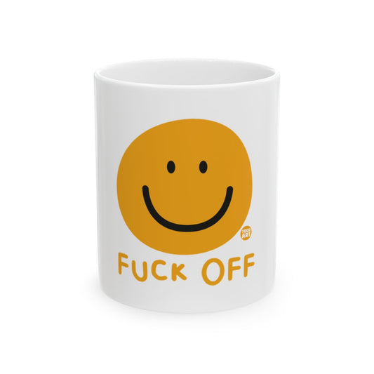 Smiley Face Sass Mug with Bold Text
