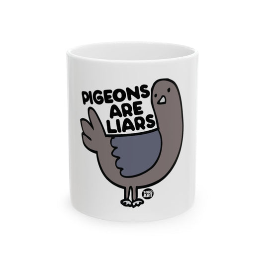 Pigeons Are Liars Funny Mug Gift for Bird Lovers