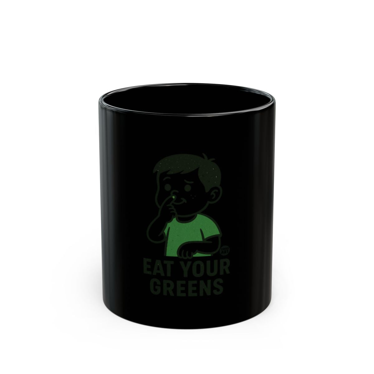 Eat Your Greens Graphic Mug