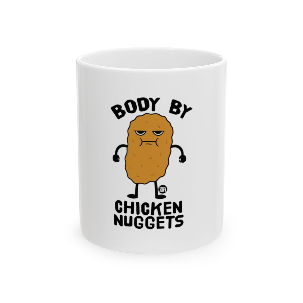 Body By Chicken Nuggets Funny Coffee Mug