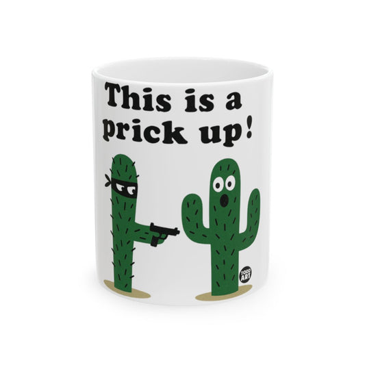 This is a prick up cactus themed mug