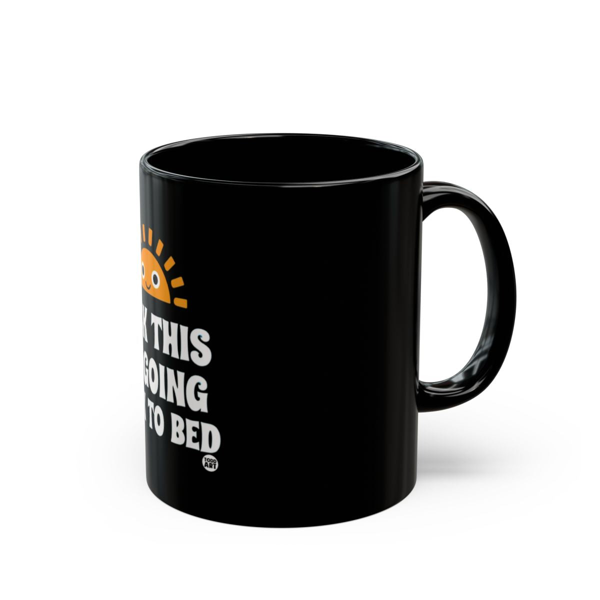 Lazy Going Back to Bed Sun Graphic Mug Product