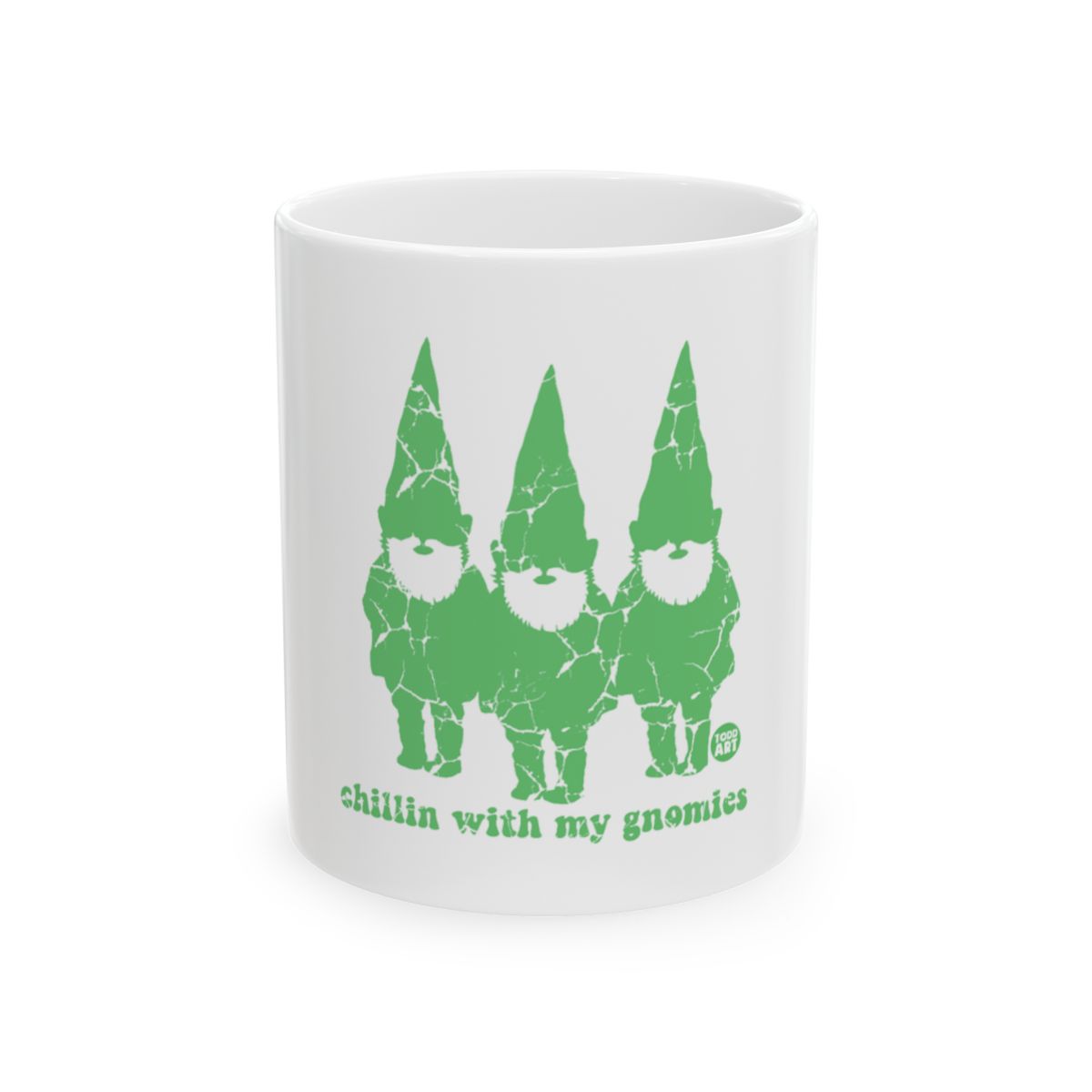 Chillin with my gnomies unique and fun mug