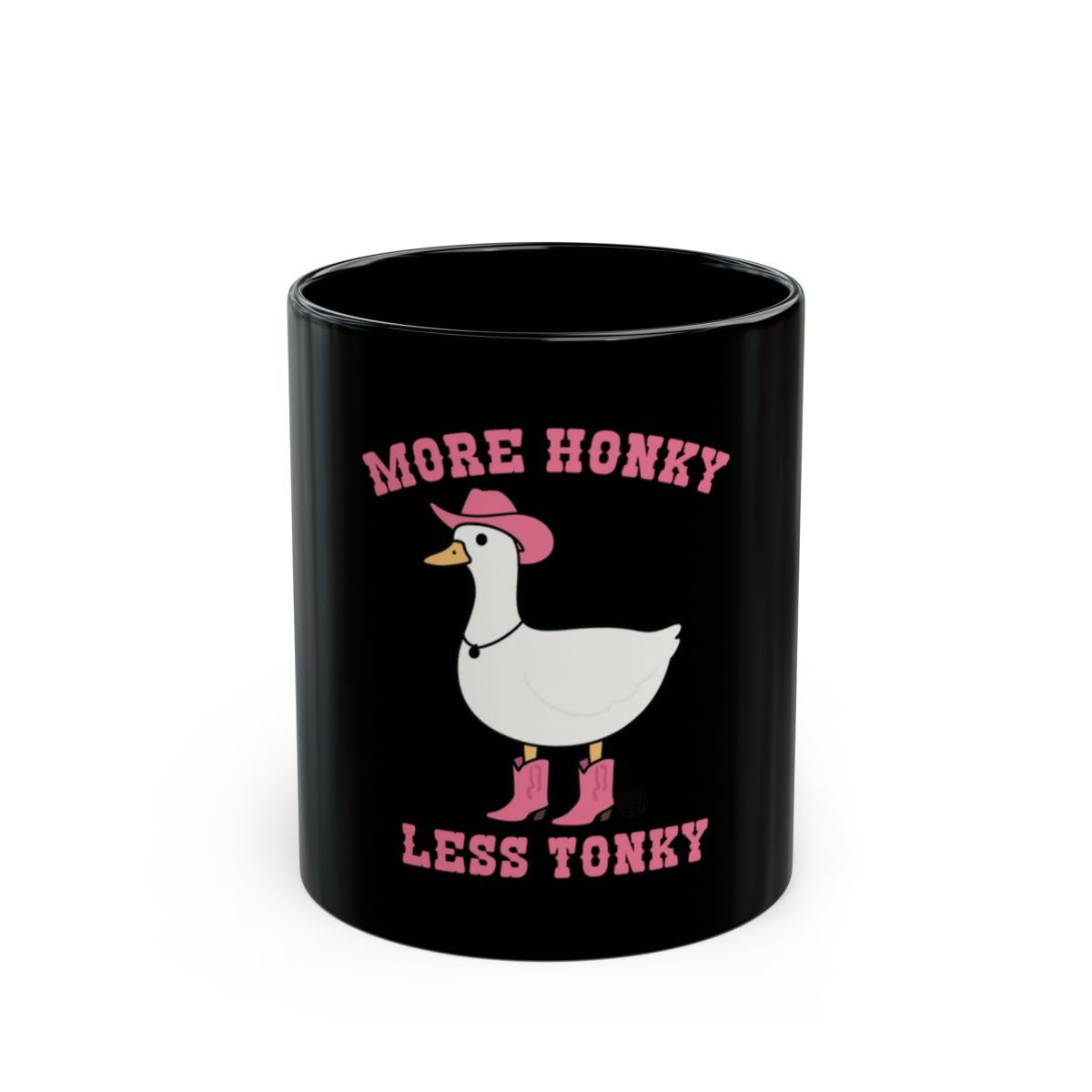 More Honky Less Tonky Funny Duck Mug