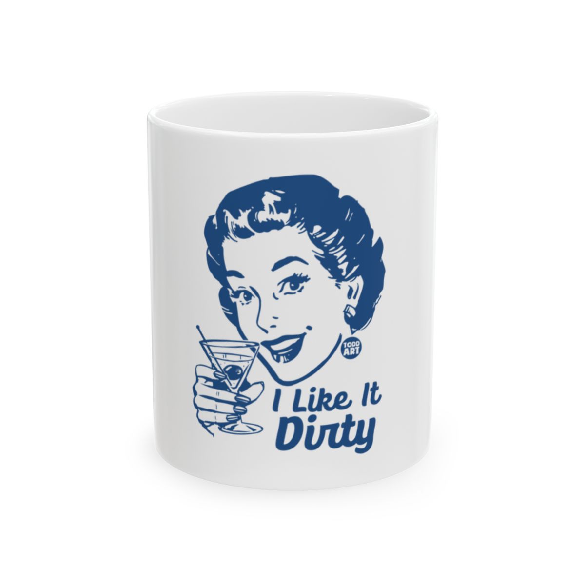 I Like It Dirty Ceramic Mug Retro Design Drinkware