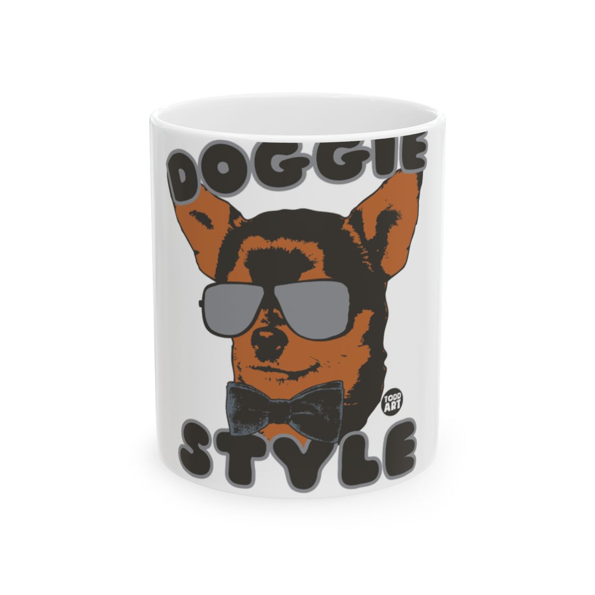 Cool Doggie Style Design Printed Mug