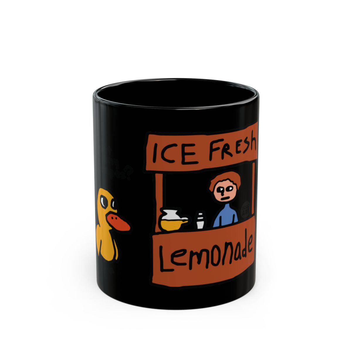 ICE Fresh Lemonade Stand Design Duck Coffee Mug