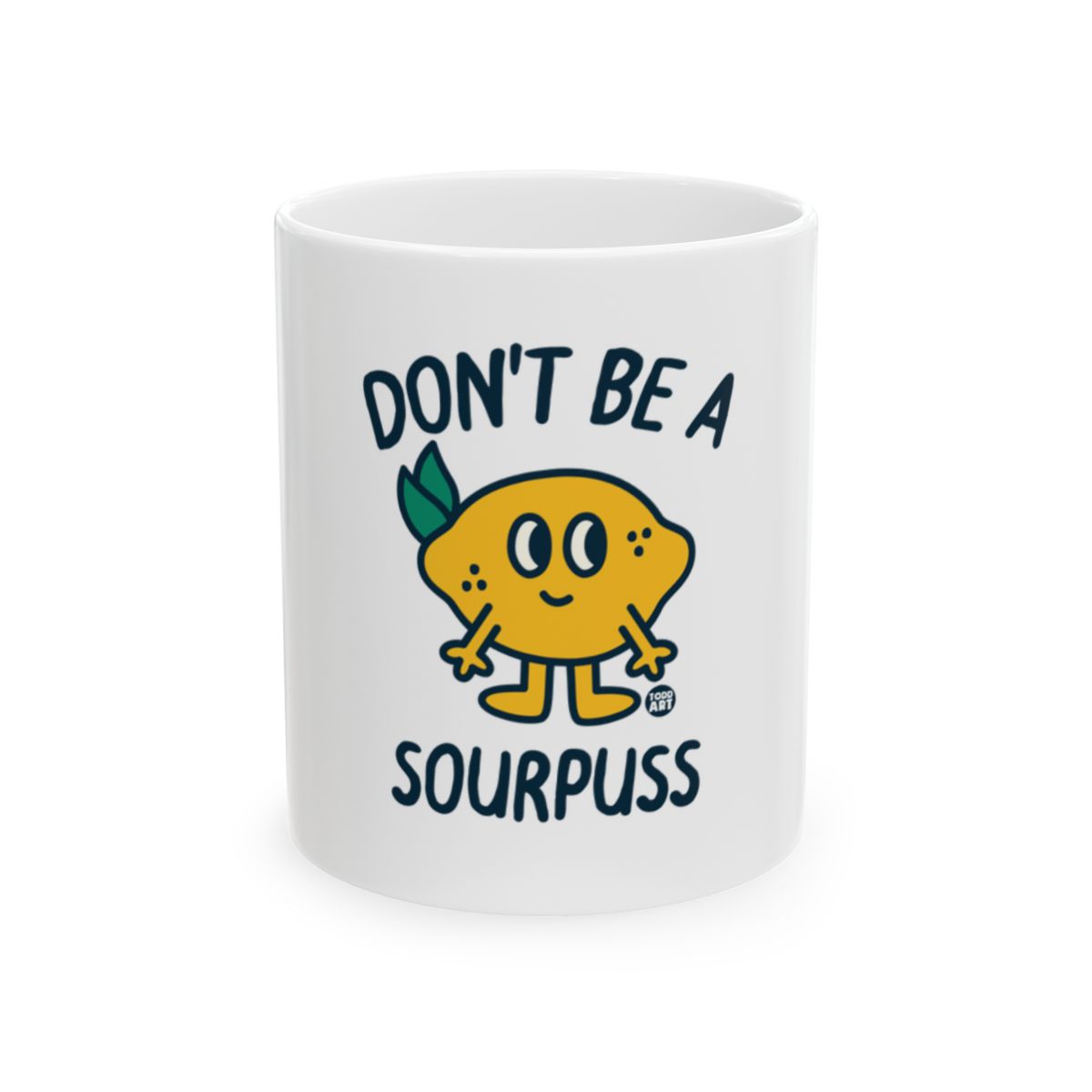 Don't Be A Sourpuss Cute Funny Lemon Mug