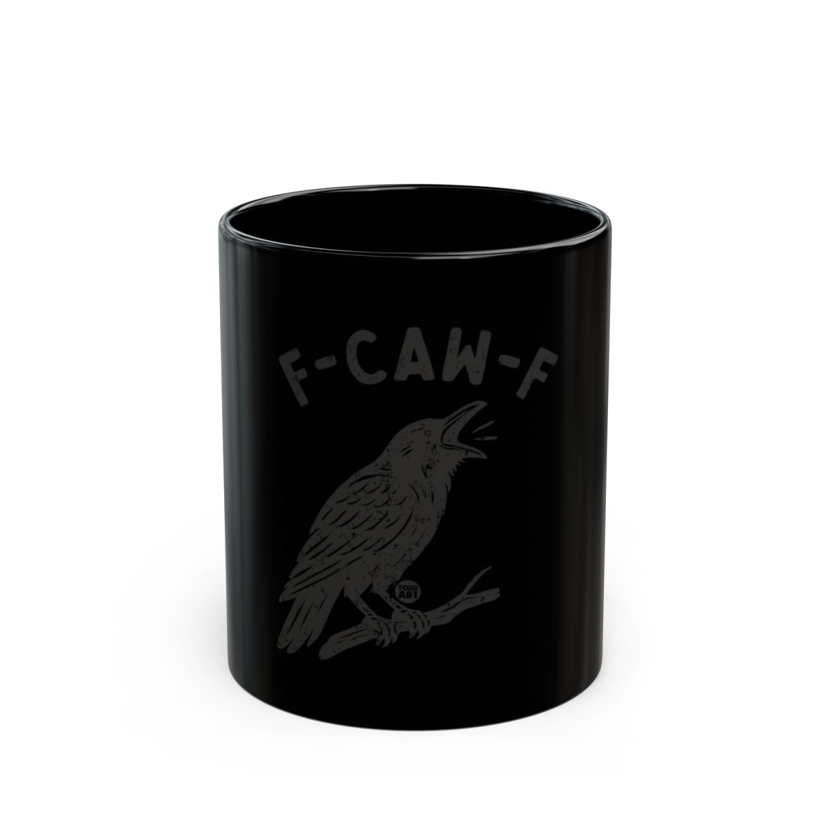 F-CAW-F Raven Design with Unique Aesthetic Mug