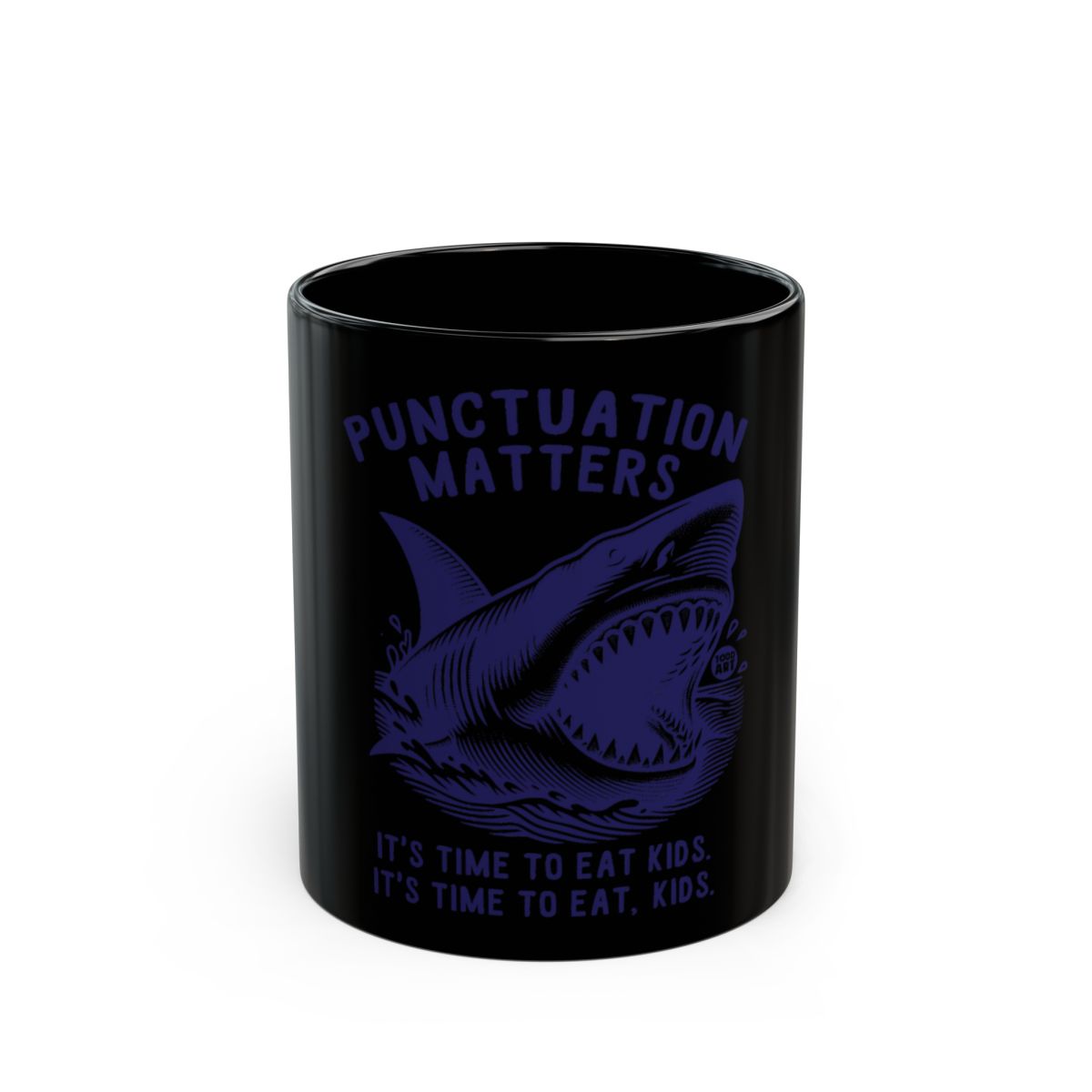 Punctuation Matters Funny Shark Mug Gift for Anyone
