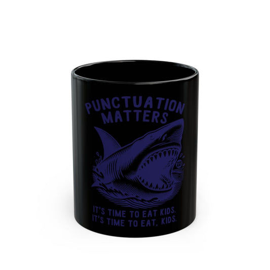 Punctuation Matters Funny Shark Mug Gift for Anyone