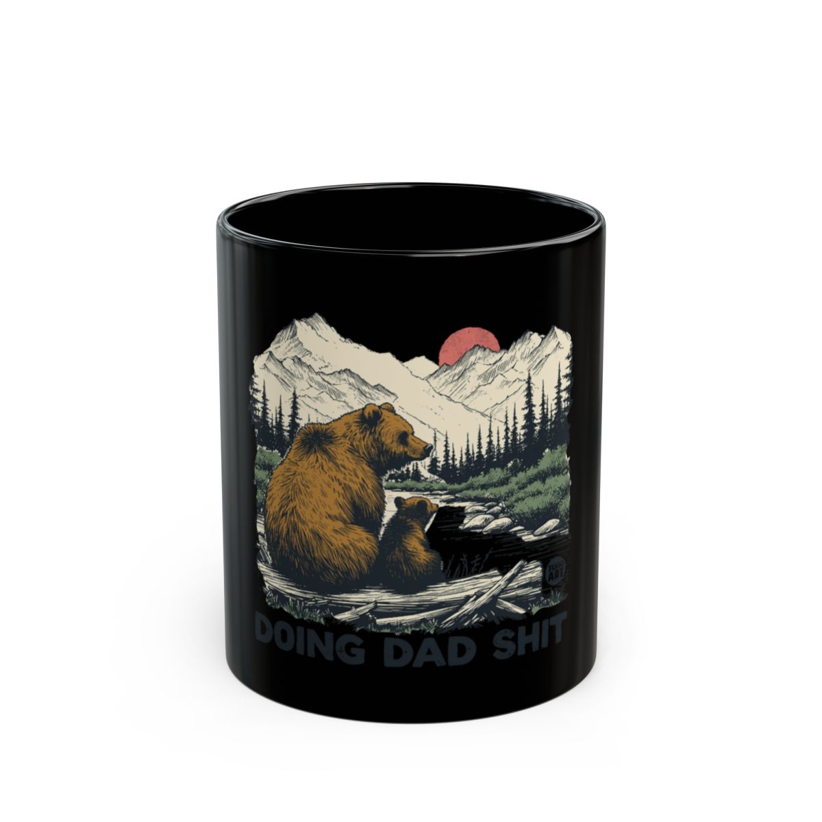 Doing Dad Shit Bear Design Mug