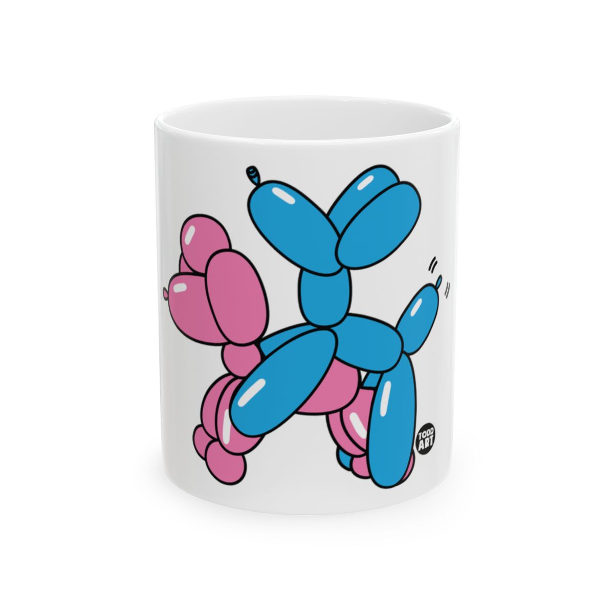 Colorful Balloon Animal Art Design Mug