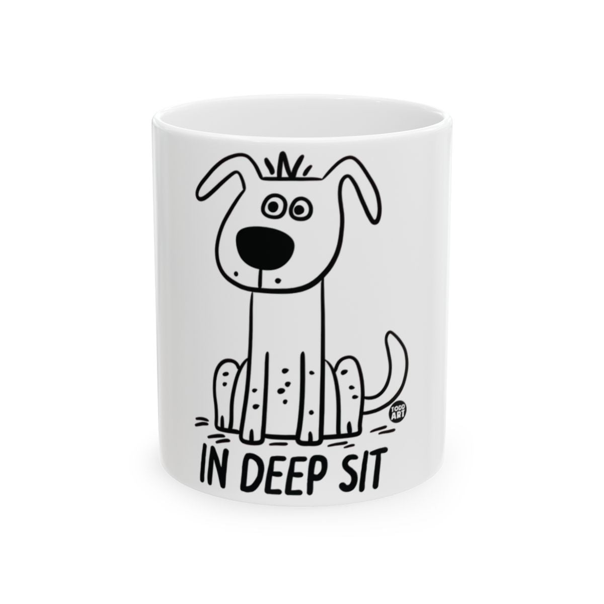 Cute Dog In Deep Sit Mug for Animal Lovers