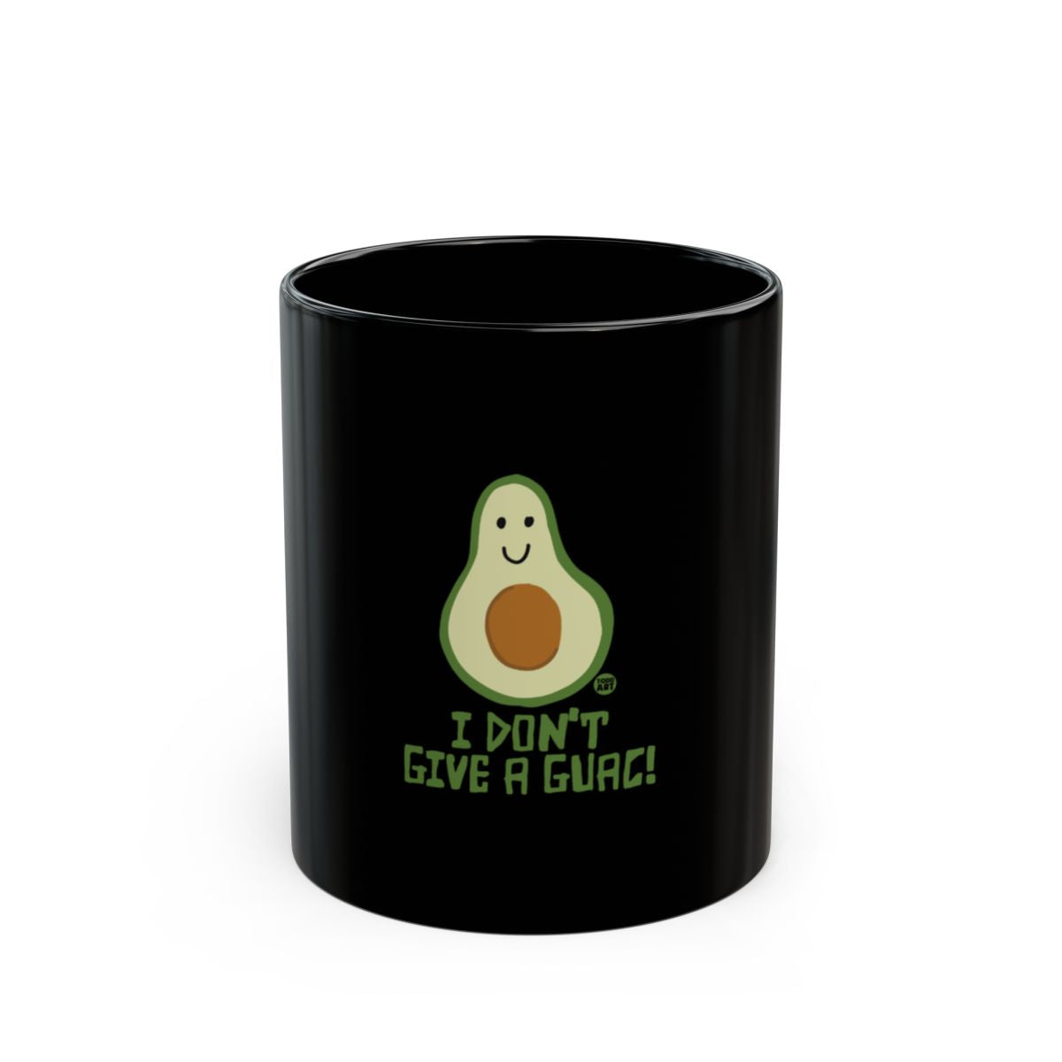 I Don't Give A Guac Fun Avocado Black Mug