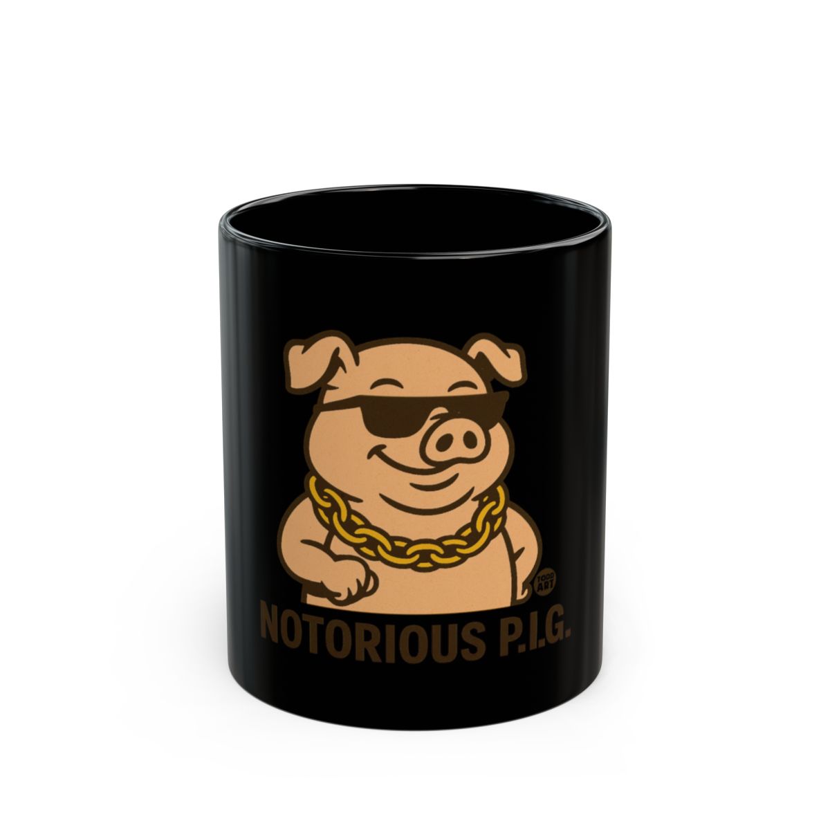 Notorious P.I.G. Mug Featuring Cool Pig with Shades