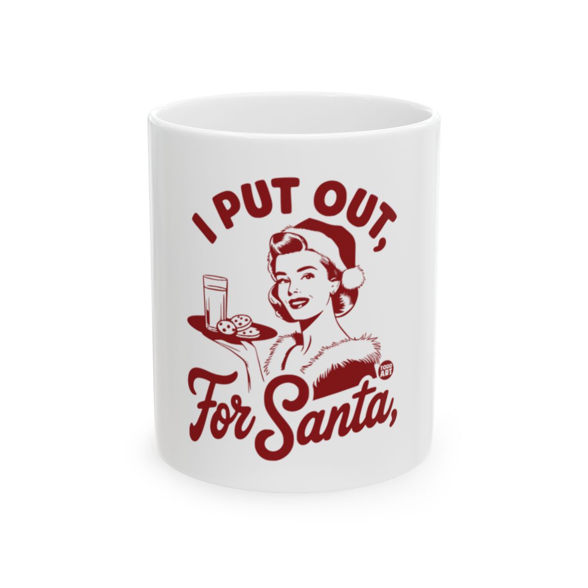 I Put Out For Santa Christmas Themed Mug Product