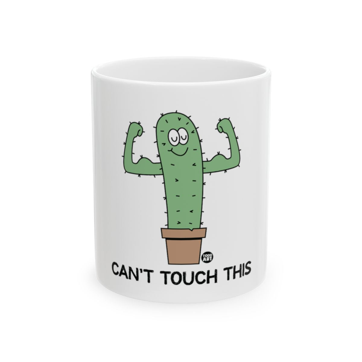 Can't Touch This Cactus Print Mug