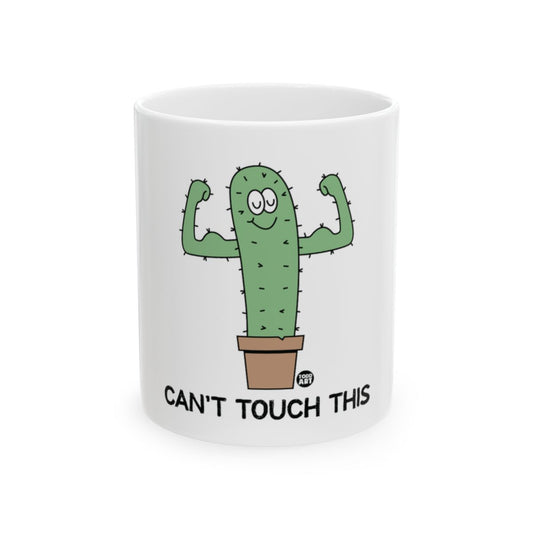 Can't Touch This Cactus Print Mug