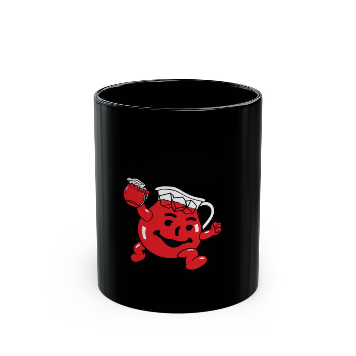 Cool Animated Red Beverage Pitcher Mug Funny