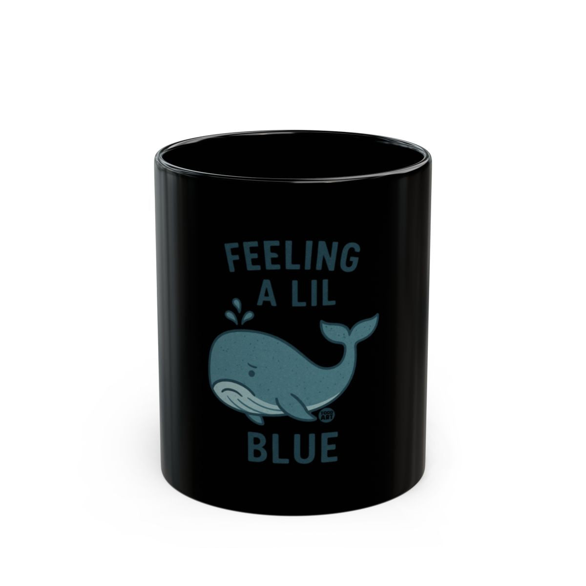 Feeling a Lil Blue Whale Design Coffee Mug
