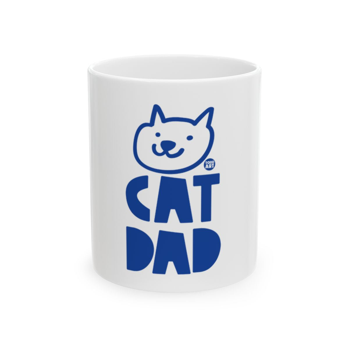 Cat Dad Funny Cat Design Ceramic Coffee Mug