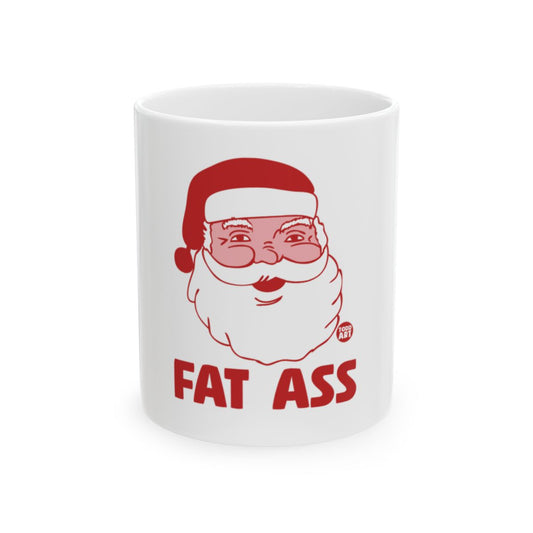 Santa Claus Fat Ass Funny Holiday Mug