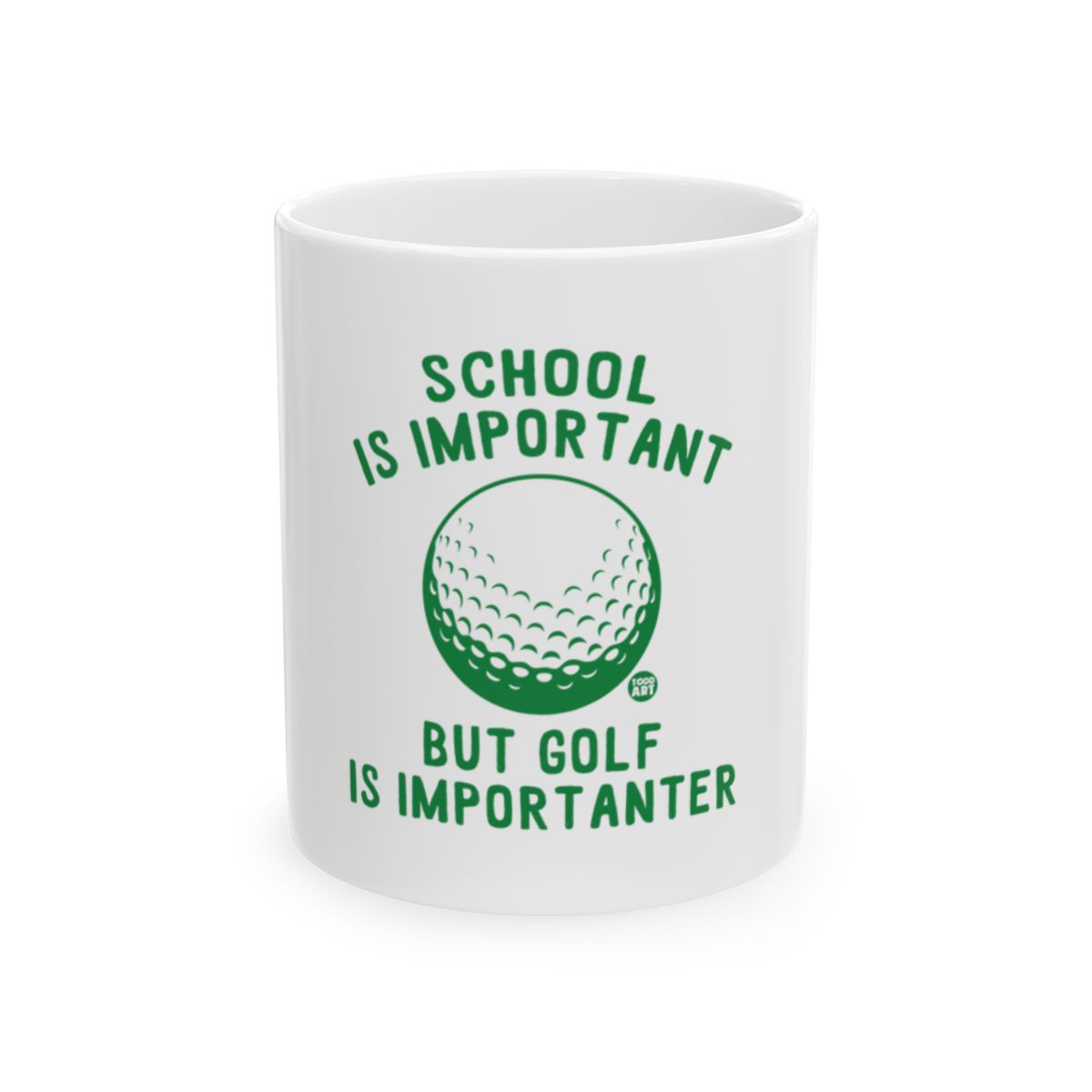 School Is Important But Golf Is Importanter mug