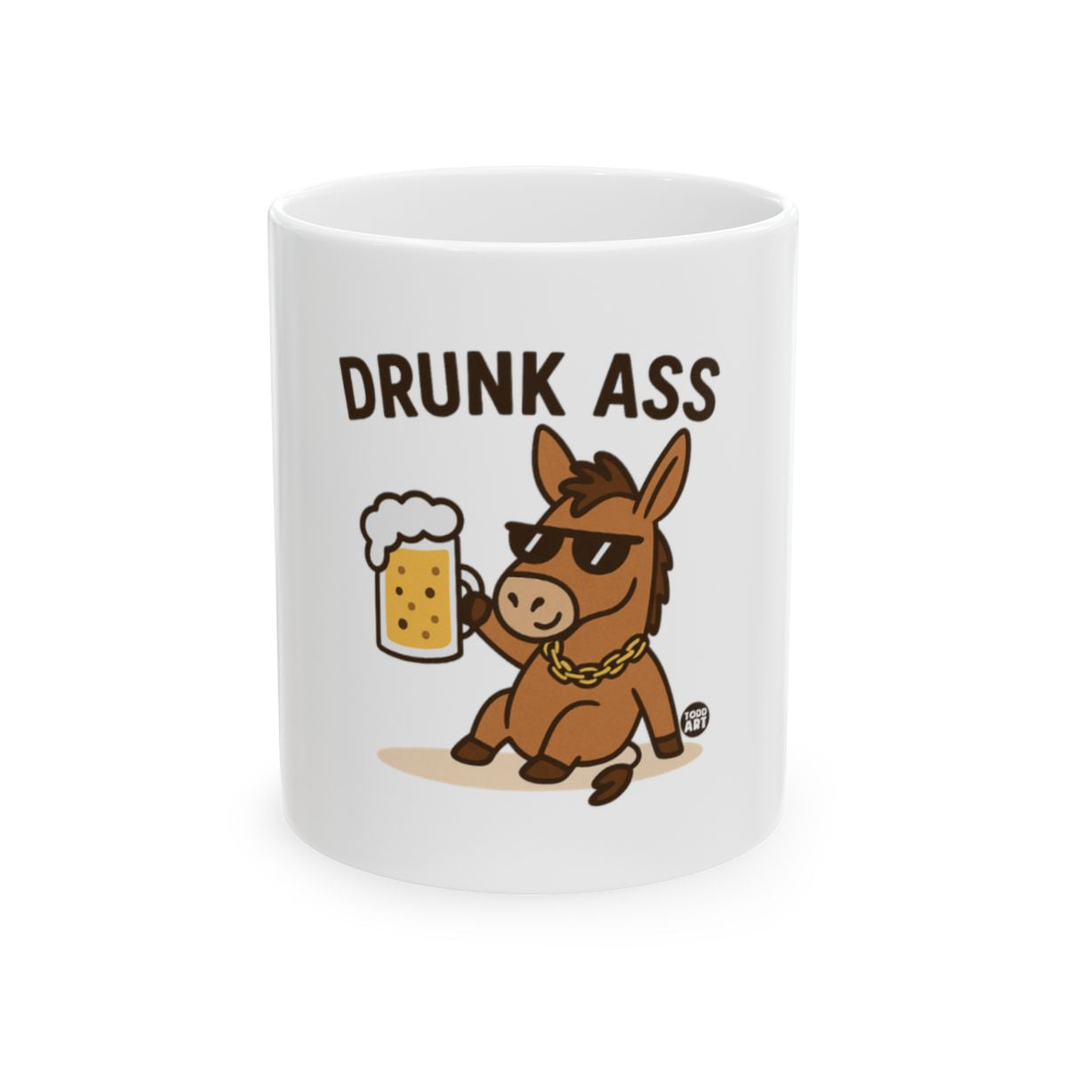 Hilarious Drunk Ass Horse Cartoon Coffee Mug