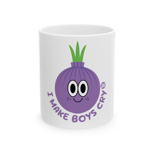 I Make Boys Cry Cute Onion Face Coffee Mug