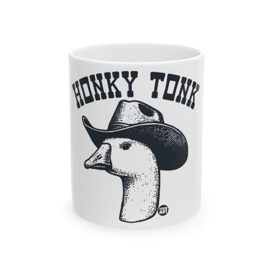 Honky Tonk Duck in Cowboy Hat Unique Coffee Mug