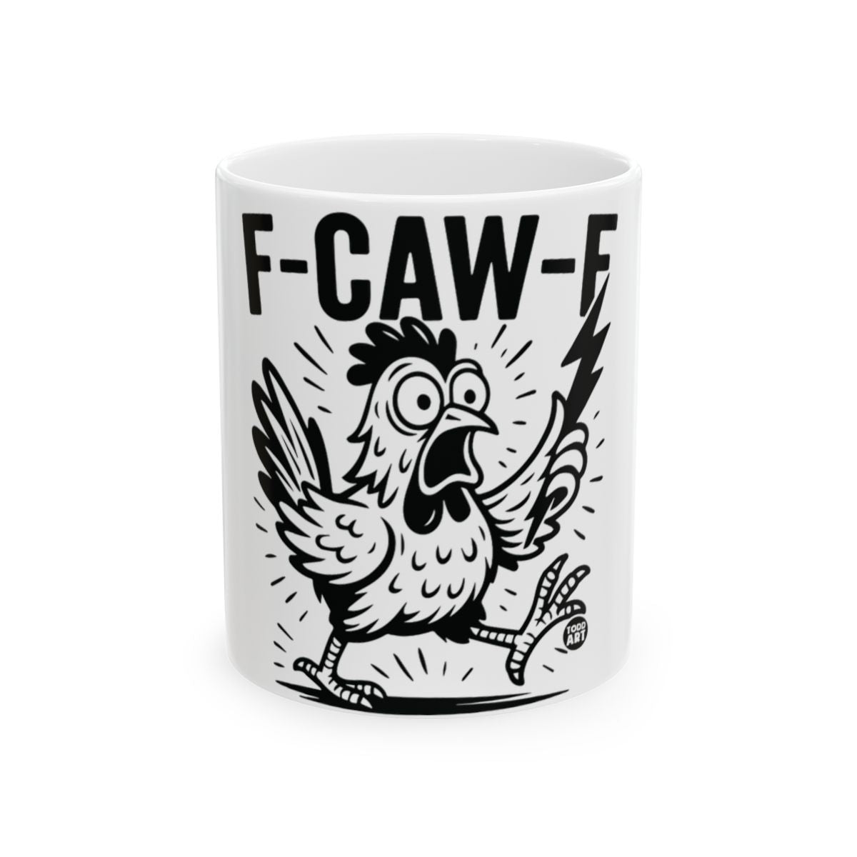 Funny Chicken Shocking Reaction Comical Mug