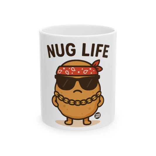 Nug Life Funny Potato Character Mug