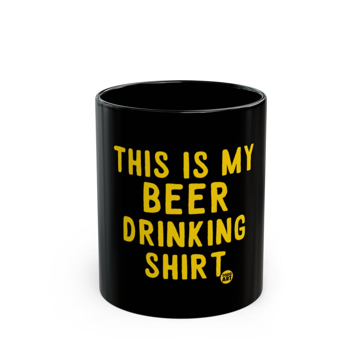 This Is My Beer Drinking Shirt Black Mug Product
